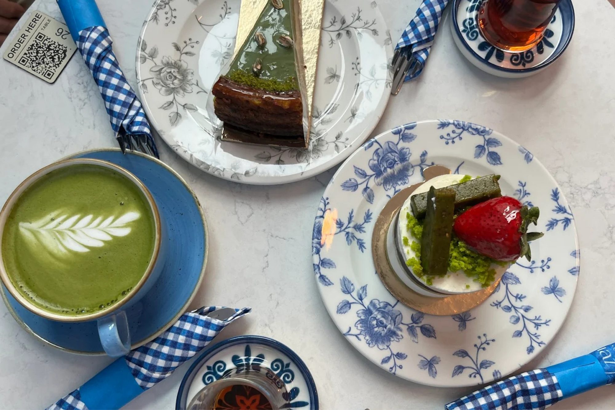 Contemporary dessert